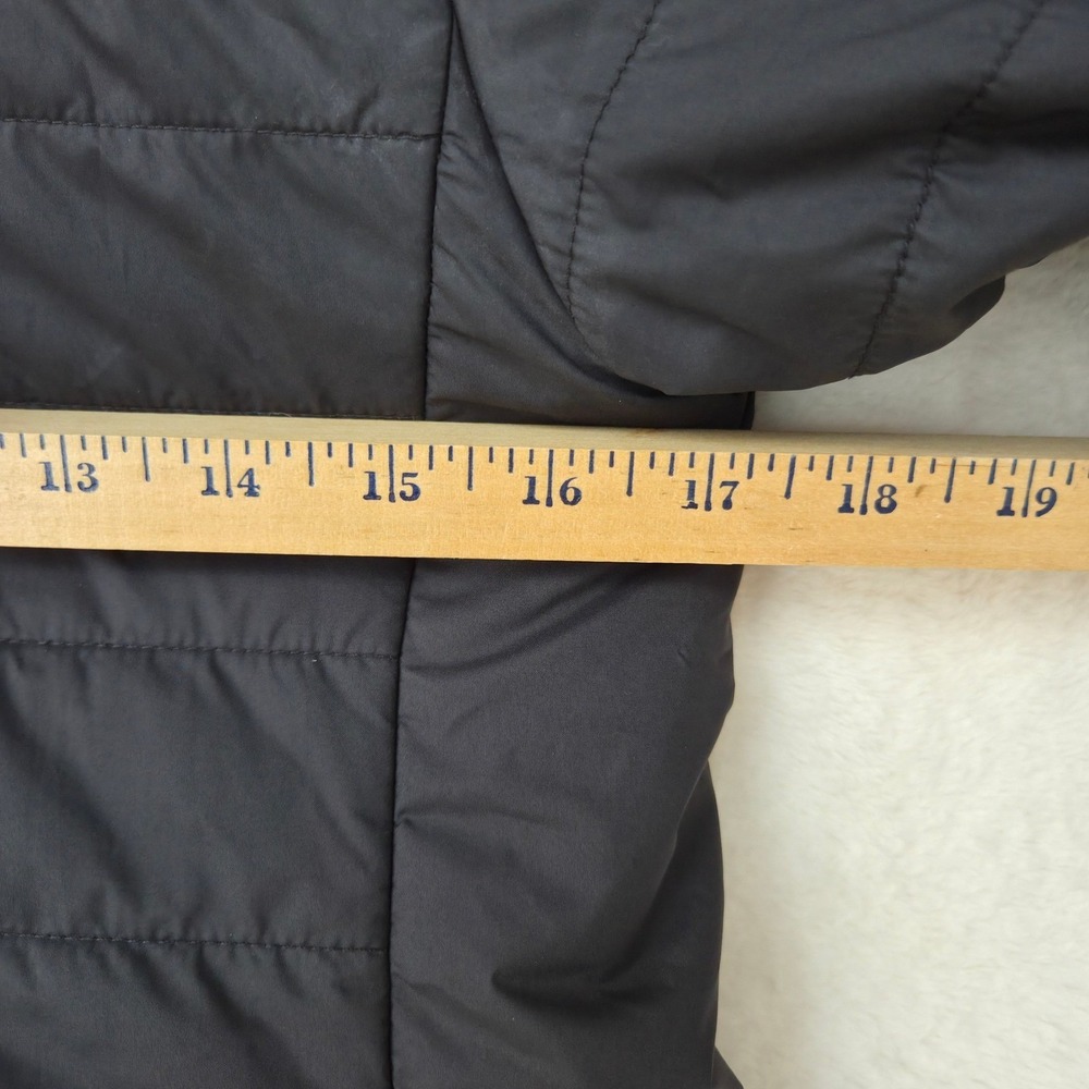 The North Face Reversible Jacket Girls L 14/16 Black Excellent Mossbud Swirl - Picture 3 of 11